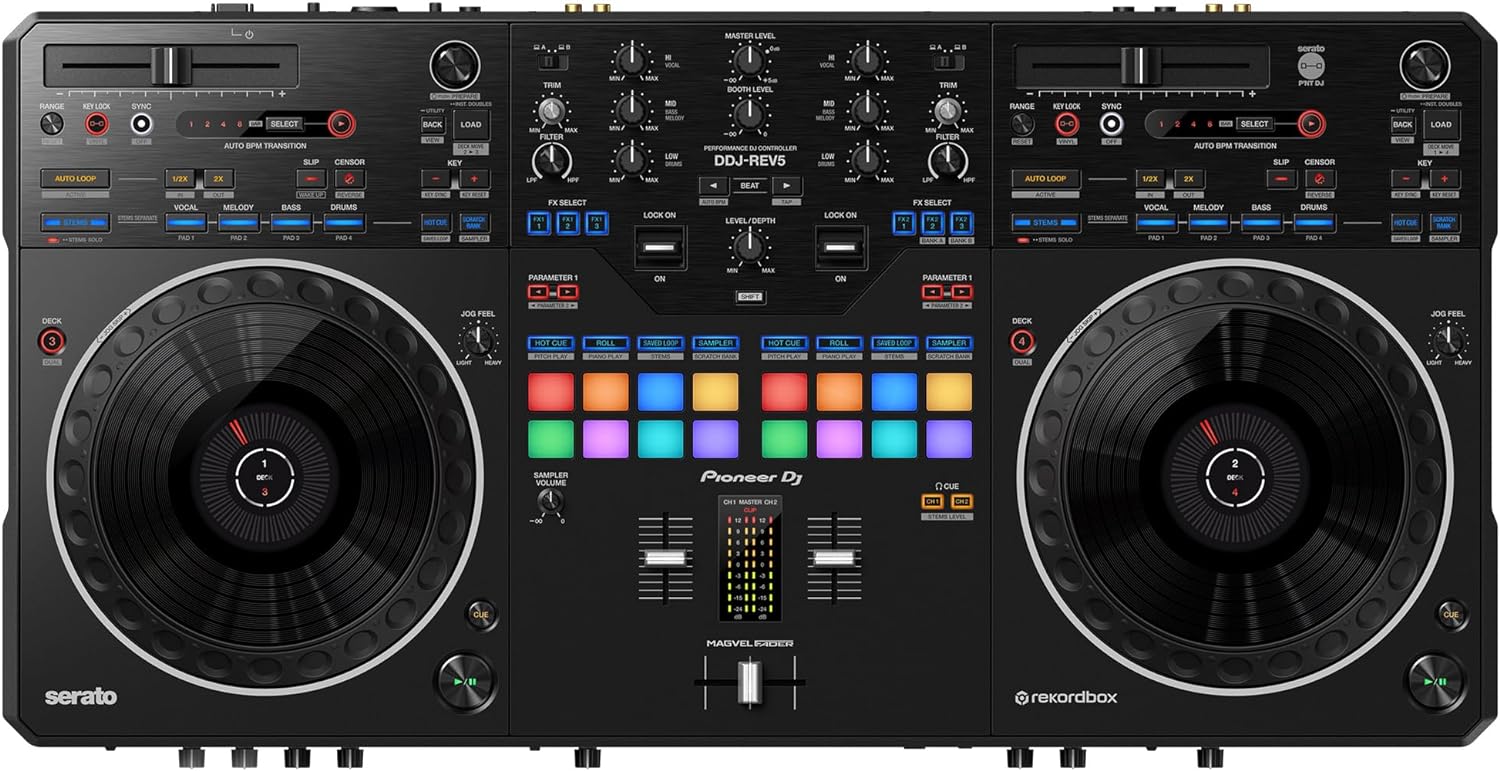 You are currently viewing Pioneer DDJ-Rev5 Review: The Ideal DJ Controller for Professionals?