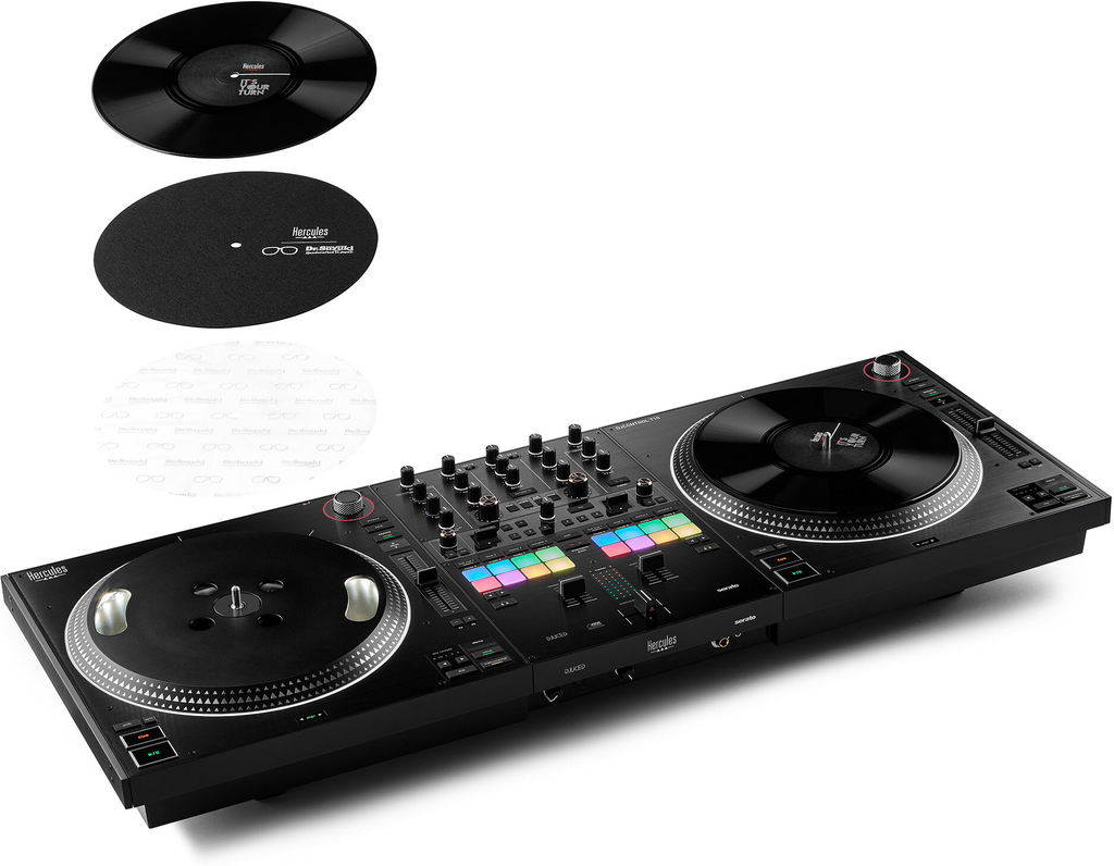 Hercules DJControl T10 RGB performance pads and FX paddle